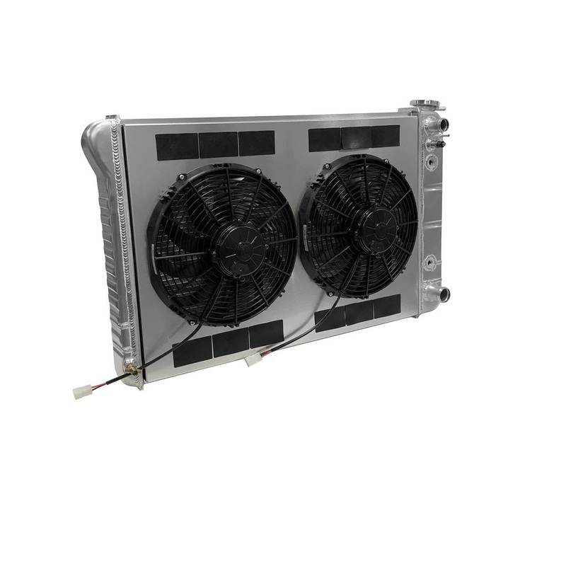 Dewitts Radiator w/Fans Transmission Raw C-10 Truck LS 73-86