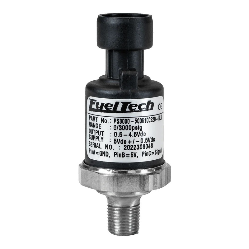 FuelTech 0-3000 PSI Pressure Sensor (Black Series)