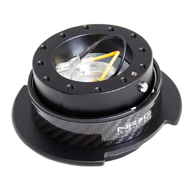 NRG Steering Quick Release Kit Gen 2.5 Black w/Carbon
