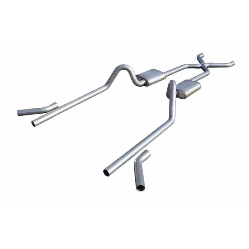 Pypes 2.5 Exhaust Pocket Kit w/X-Pipe 55-57 Chevy