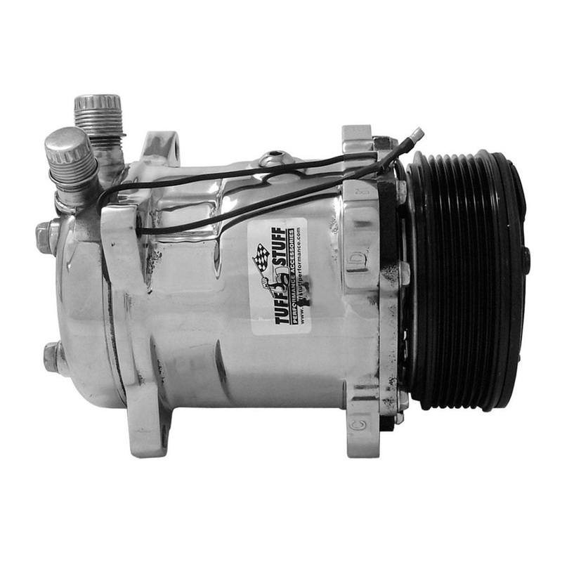 Tuff-Stuff 508 Compressor R134A Polished Serpentine