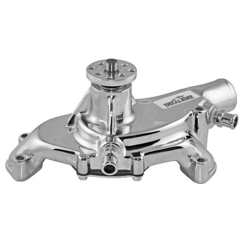 Tuff-Stuff Short Water Pump Polished Reverse BBC