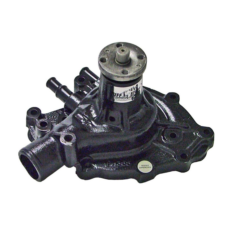 Tuff-Stuff Water Pump Black Cast Ford