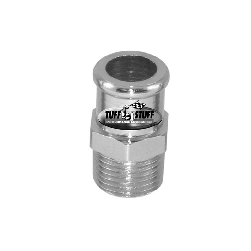 Tuff-Stuff Water Pump Chrome Hose Nipple for 3/4 Hose