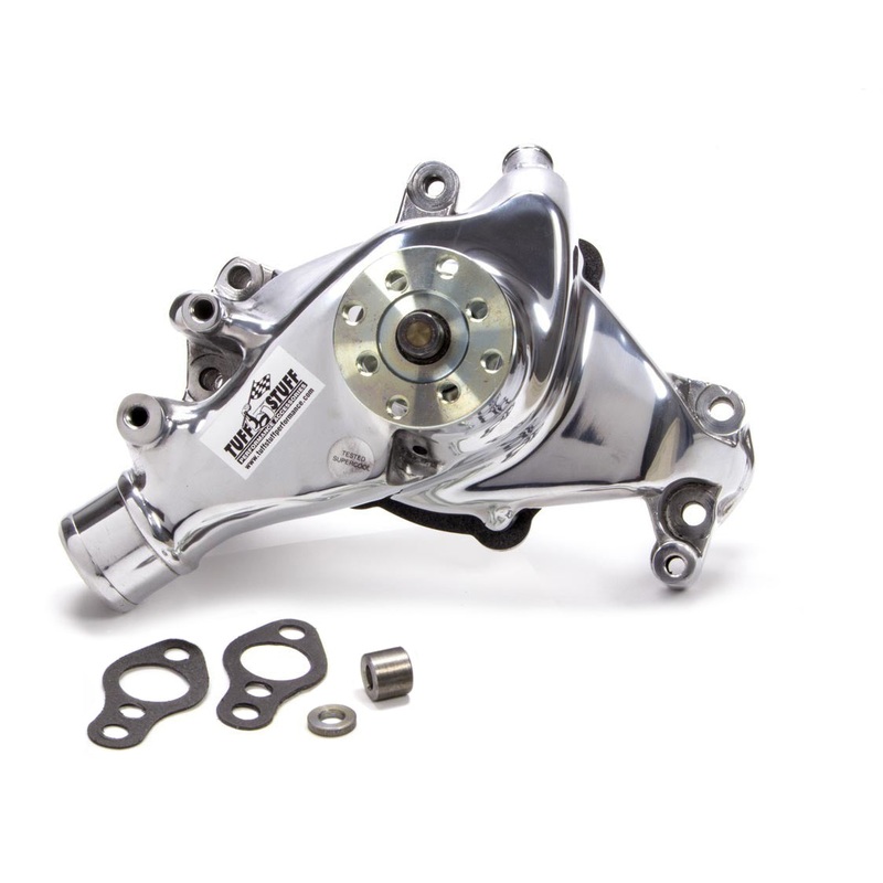 Tuff-Stuff Water Pump Long Polished SuperCool 69-96 SBC
