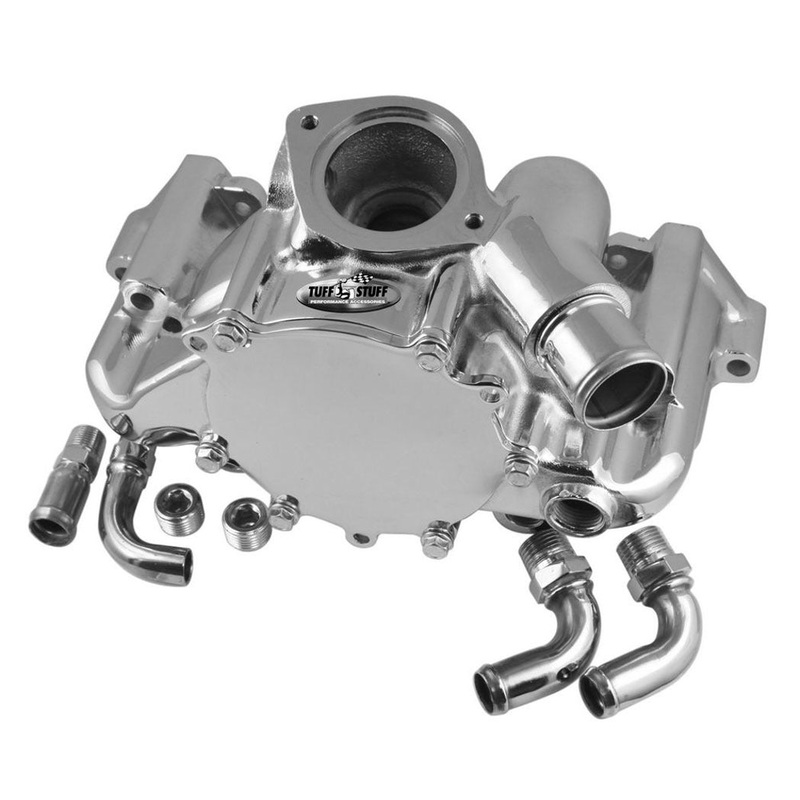 Tuff-Stuff Water Pump Polished Aluminum GM LT1