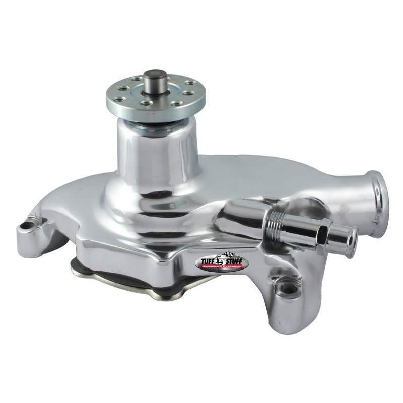 Tuff-Stuff Water Pump Short Smoothie Chrome SBC