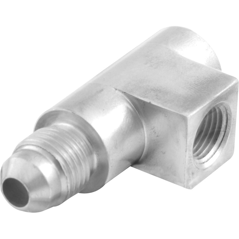 QuickCar Aluminum Tee 1/8 NPT x 1/8 NPT x -4