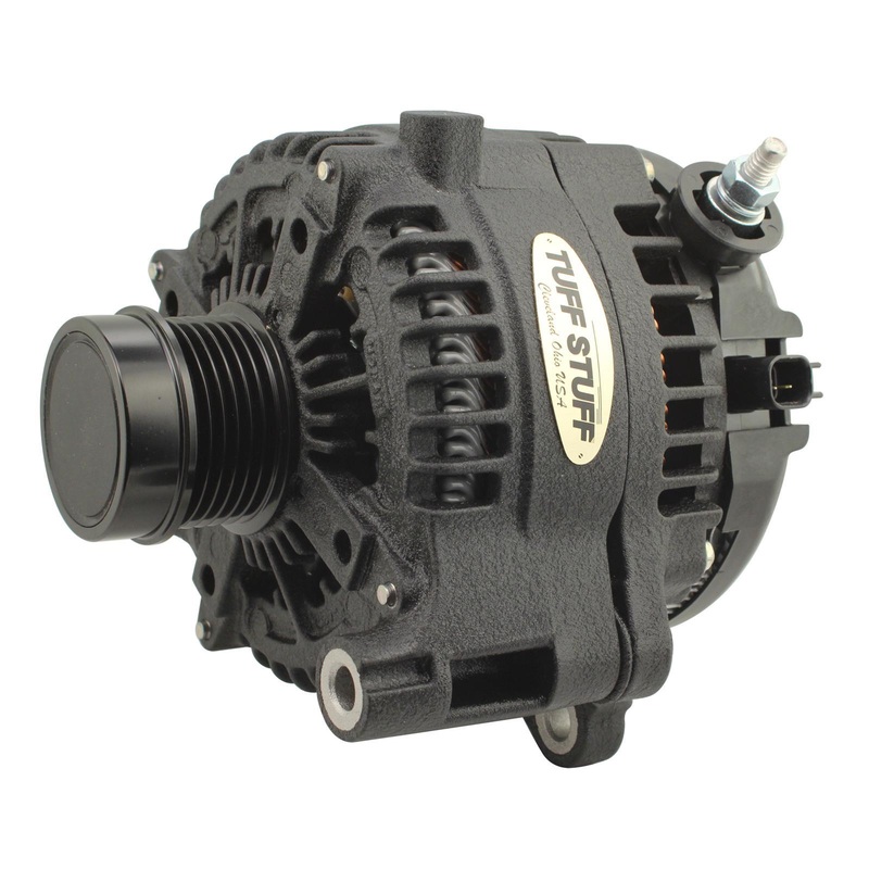 Tuff-Stuff 240amp Alternator 18+ Jeep Black Wrinkle