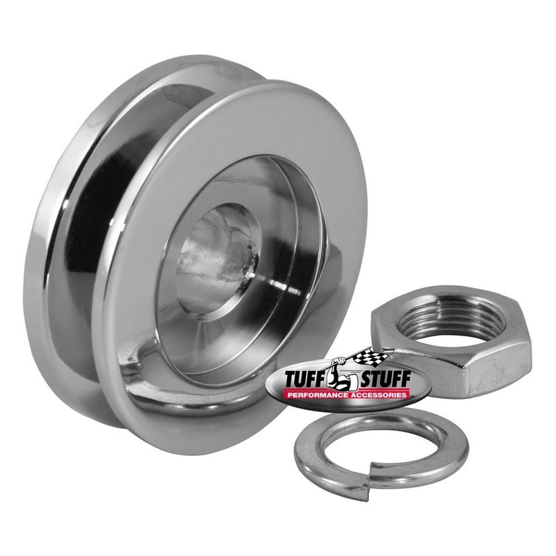 Tuff-Stuff Alternator Chrome Single V-Pulley