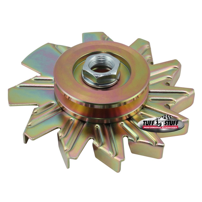 Tuff-Stuff Alternator Gold Zinc Fan and Pulley Combo