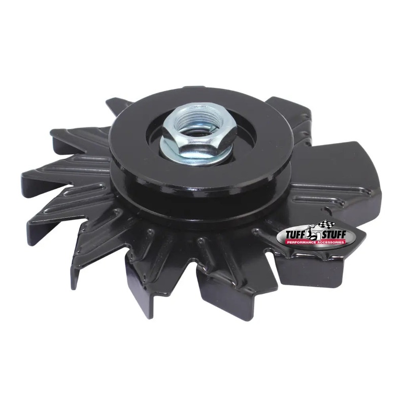 Tuff-Stuff Alternator Stealth Black Fan and Pulley Combo