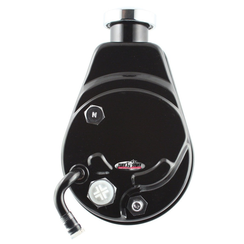 Tuff-Stuff Black Power Steering Pump 70-74 Camaro