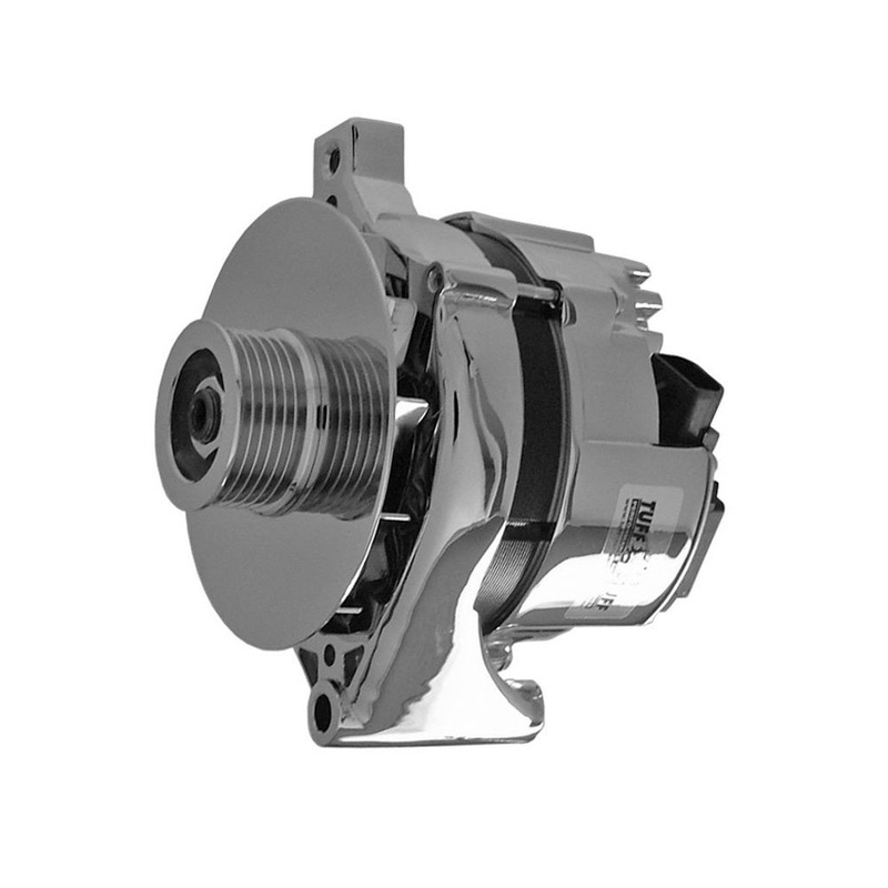 Tuff-Stuff Ford Alternator 5.0L 100 amp Chrome