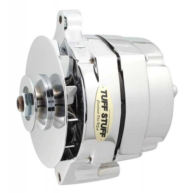 Tuff-Stuff Ford Alternator 70 amp Chrome