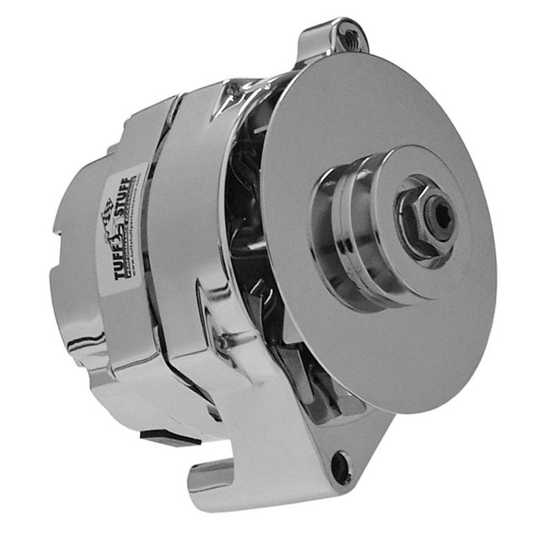 Tuff-Stuff Ford Alternator Chrome 1-Wire 1 Groove Pulley