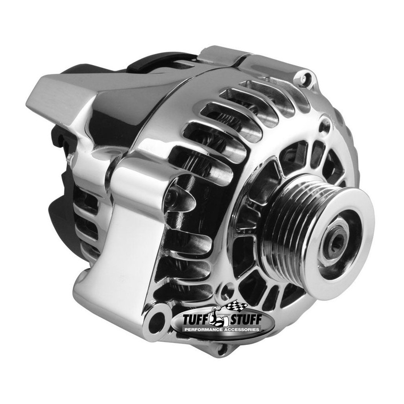 Tuff-Stuff GM LS1 Alternator 125A Polished Aluminum