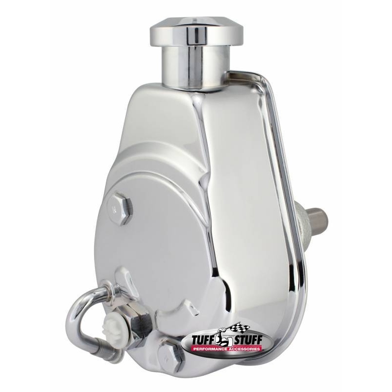 Tuff-Stuff GM Power Steering Pump Press Fit Shaft Chrome
