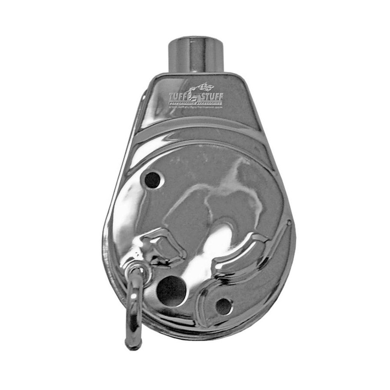Tuff-Stuff Power Steering Pump Can Chrome