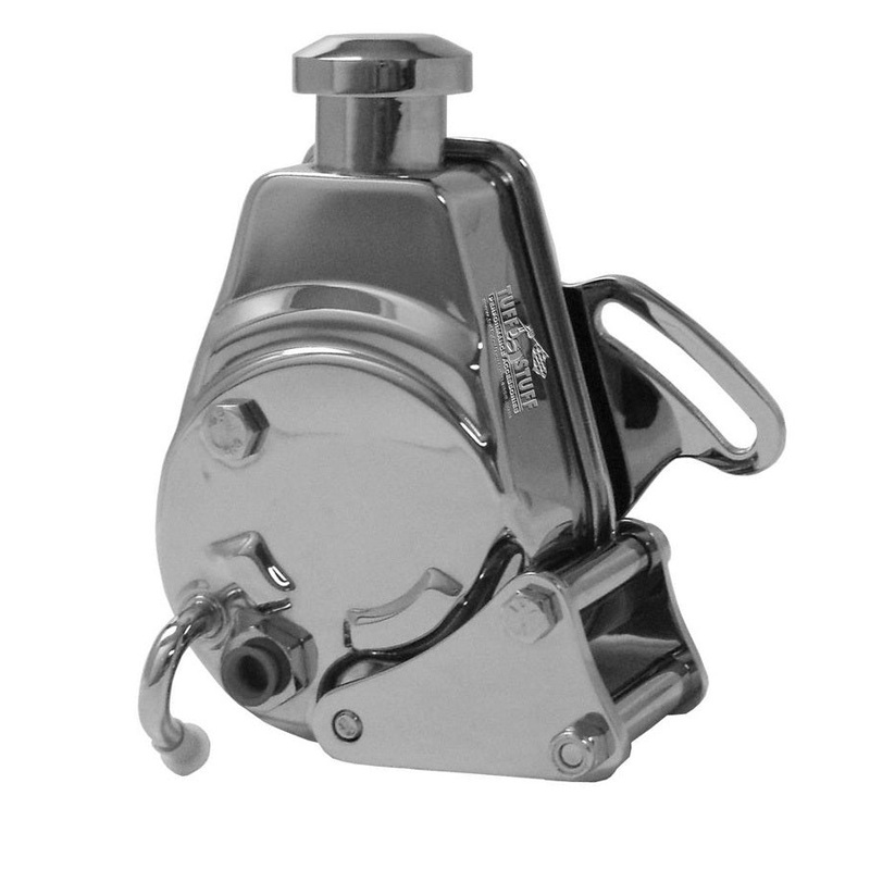 Tuff-Stuff SBC Power Steering Bracket LWP Chrome