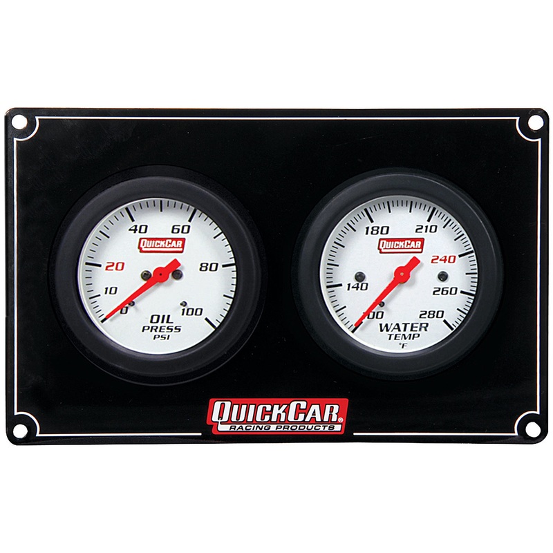 QuickCar 2 Gauge Extreme Panel OP/WT