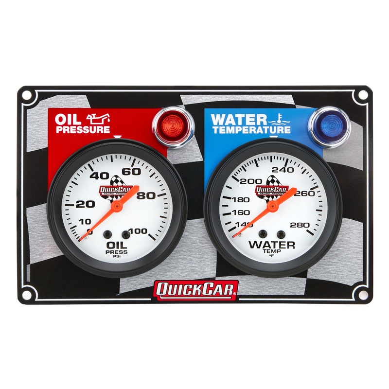 QuickCar 2 Gauge Panel OP/WT