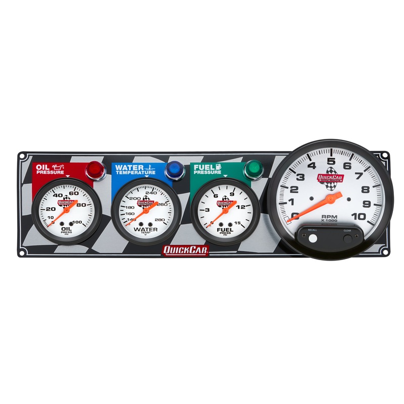 QuickCar 3-1 Gauge Panel OP-WT-FP-Tach
