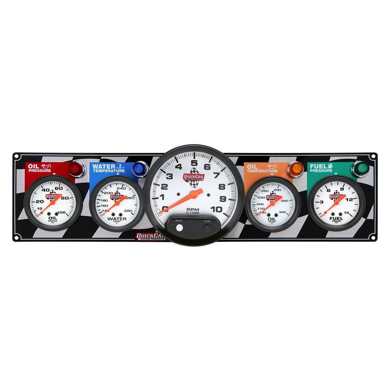 QuickCar 4 Gauge Panel w/5 Tach