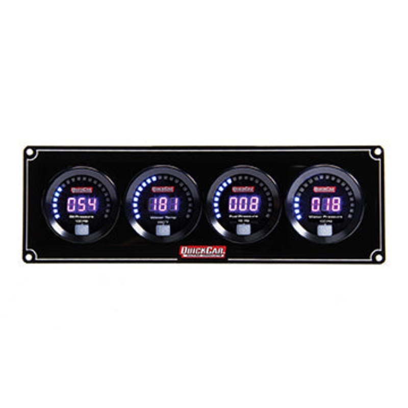 QuickCar Digital 4-Gauge Panel OP/WT/FP/WP