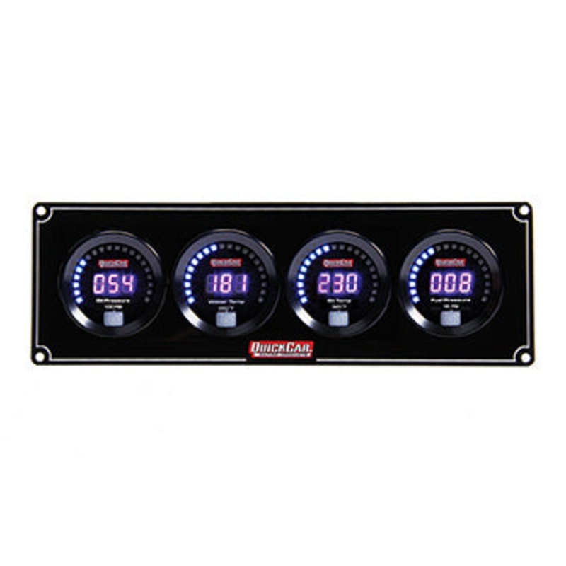 QuickCar Digital 4-Gauge Panel OP/WT/OT/FP
