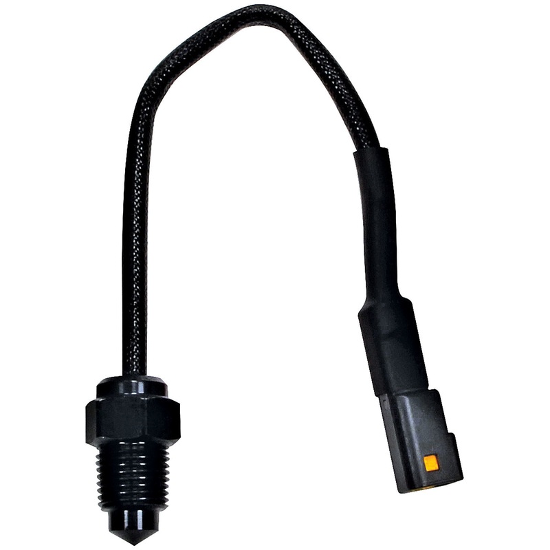 QuickCar Electric Temp Sender 2 Wire Black