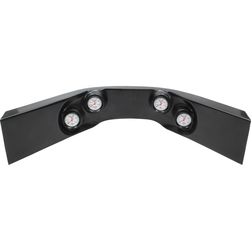 QuickCar Extreme 4-Gauge Molded Dash OP/WT/OT/FP Black