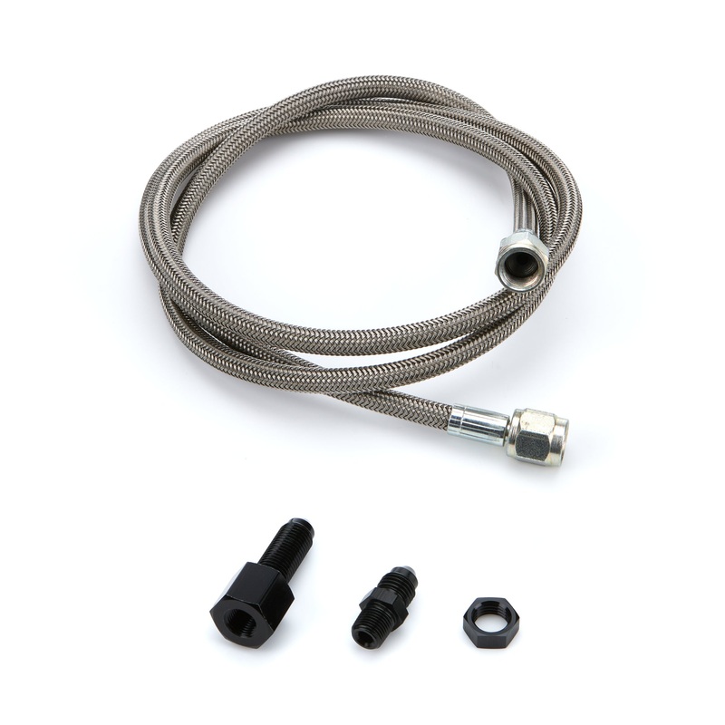QuickCar Gauge Line Kit 48 Steel Braided