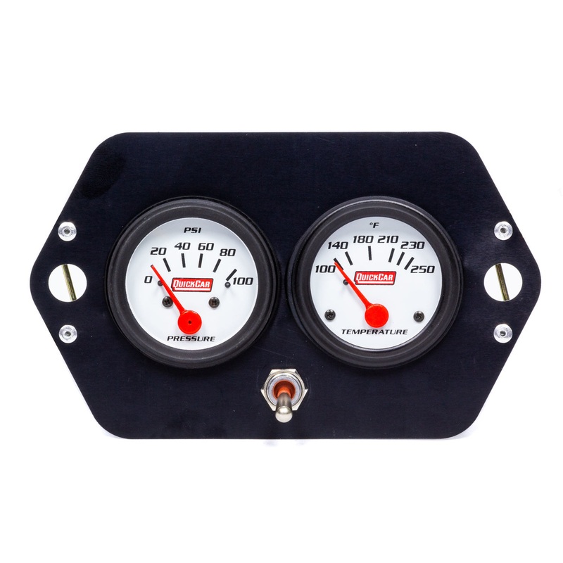QuickCar Gauge Panel 2 Open Wheel w/Switch