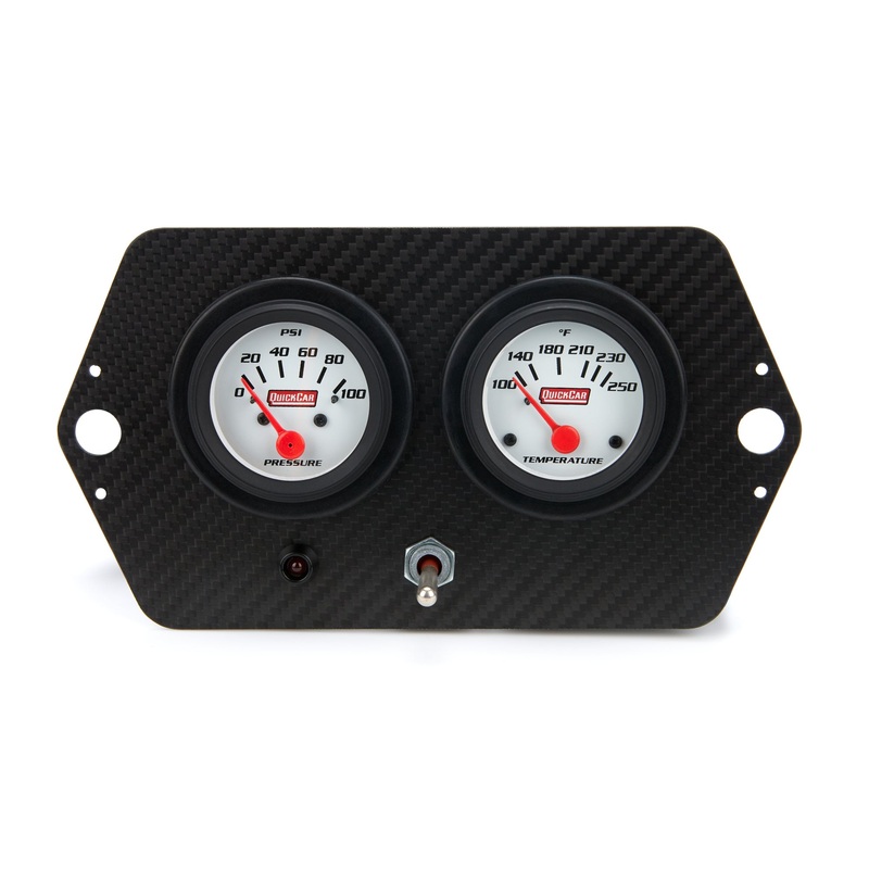 QuickCar Gauge Panel Sprint 2 w/Switch and Warning