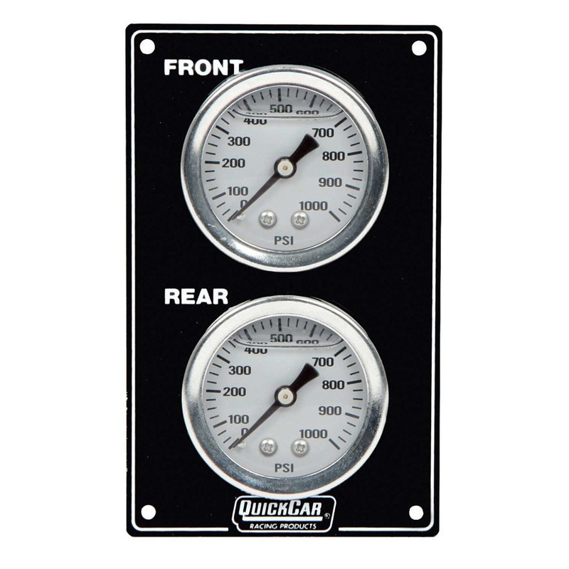 QuickCar Mini Brake Bias Gauge Panel Vertical Black