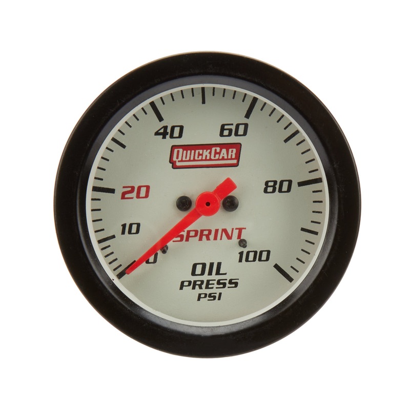 QuickCar Oil Pressure Sprint Gauge Only