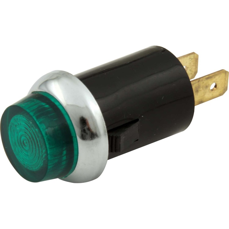 QuickCar Warning Light 3/4 Green Carded