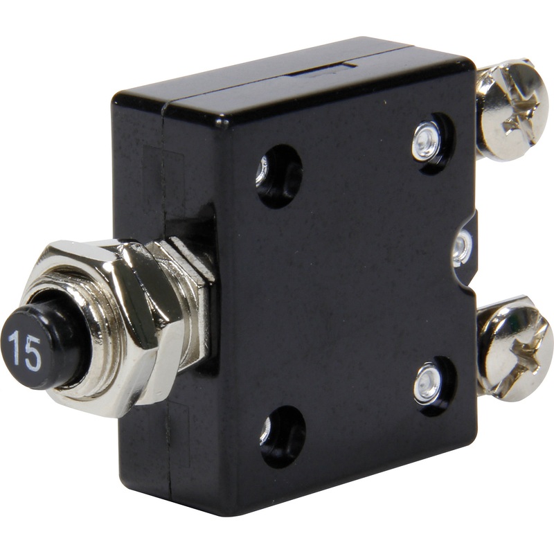 QuickCar 15 Amp Resettable Circuit Breaker