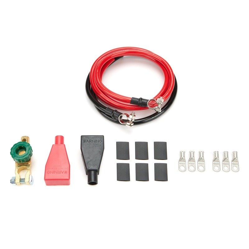 QuickCar Battery Cable Kit 2 Gauge 6′ Red & 3′ Black