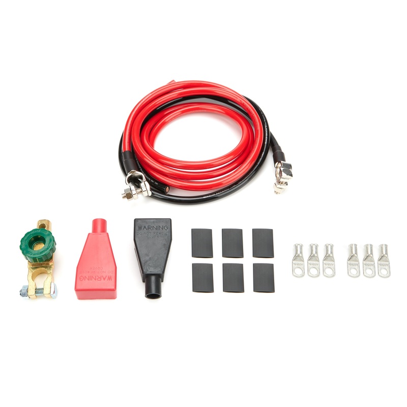 QuickCar Battery Cable Kit 4 Gauge 6′ Red & 3′ Black