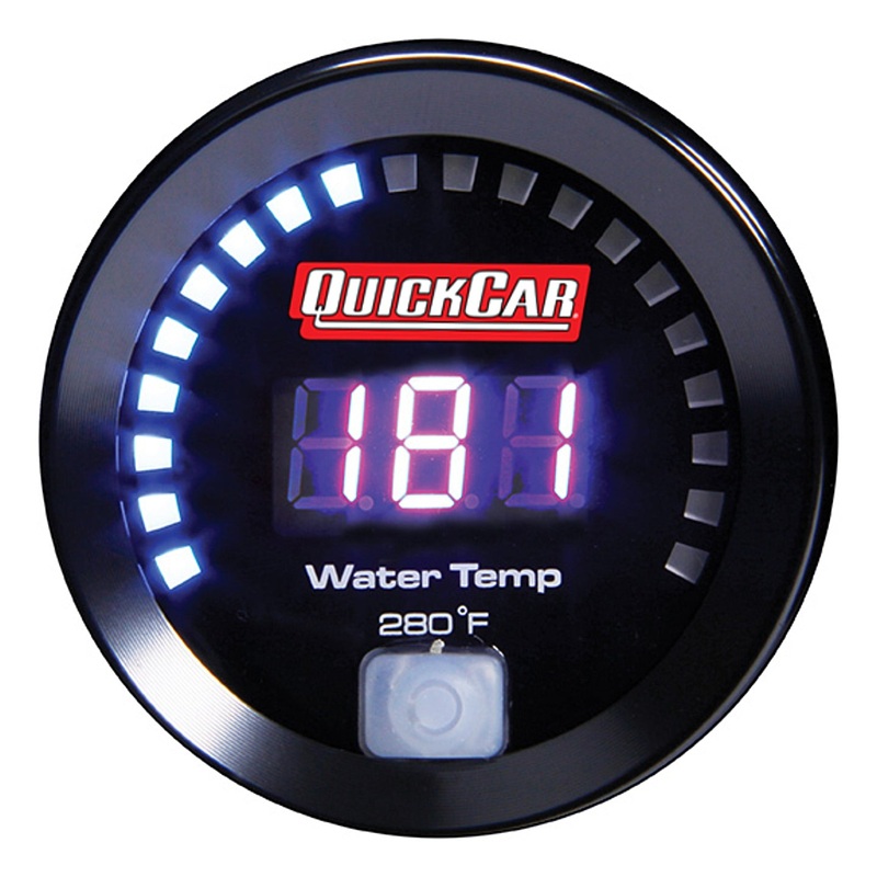 QuickCar Digital Water Temp Gauge 100-280