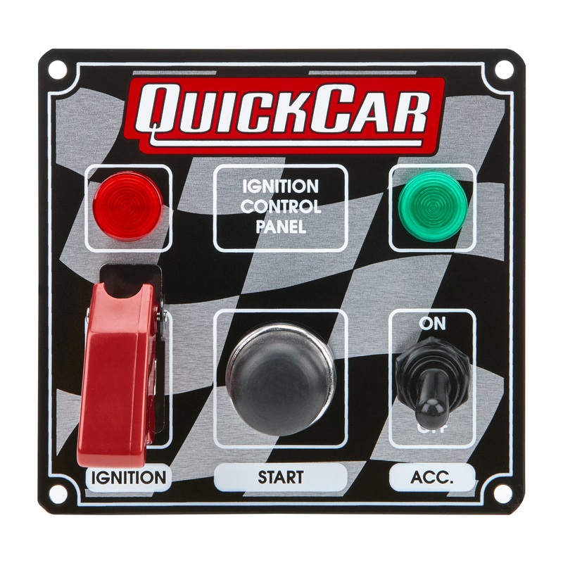 QuickCar Ign. Panel 2 Switch w/Lights