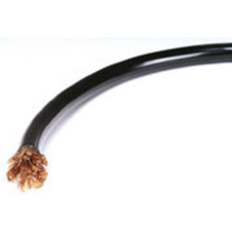 QuickCar Power Cable 4 Gauge Black 125′ Roll
