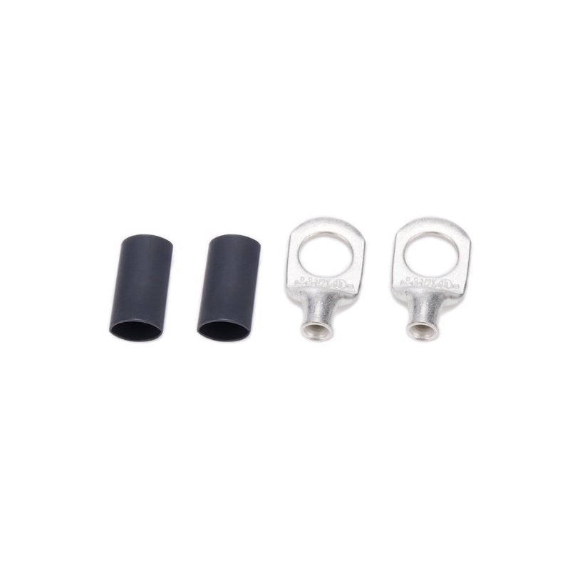 QuickCar Ring Terminal 1/2 8 Gauge w/Heat Shrink Pair