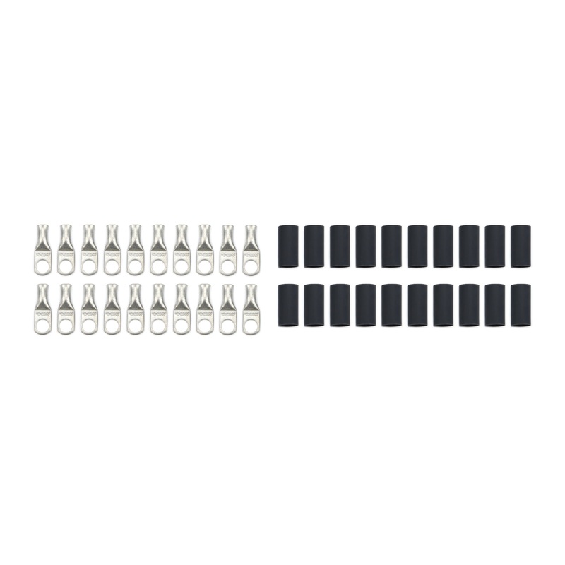 QuickCar Ring Terminal 5/16 8 Gauge w/Heat Shrink (20pk)