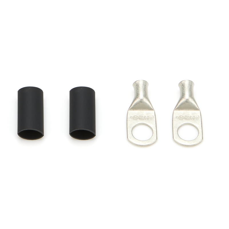 QuickCar Ring Terminal 5/16 8 Gauge w/Heat Shrink Pair