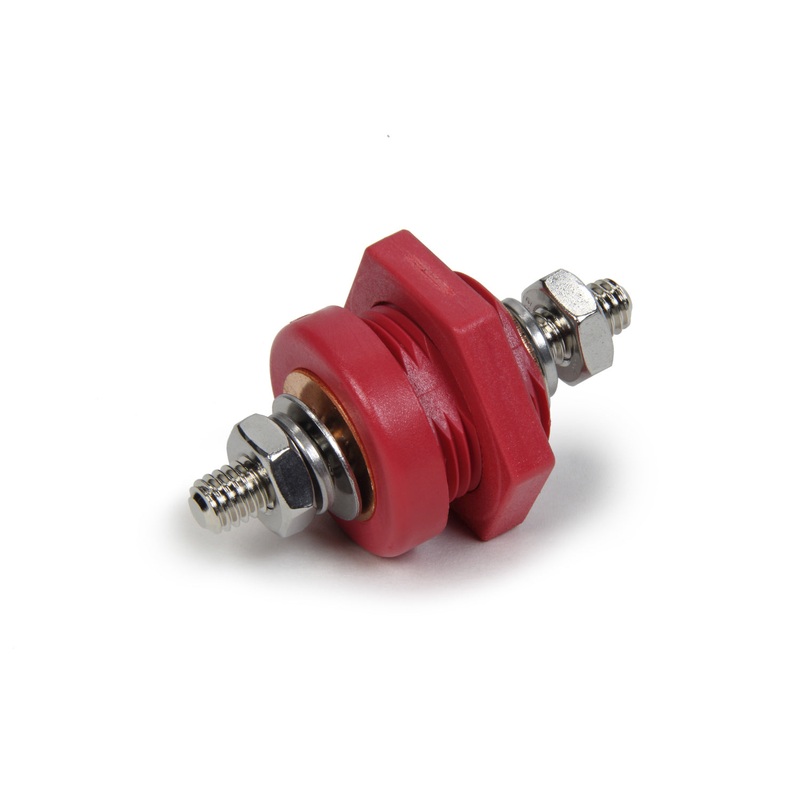 QuickCar Stud Feed Thru Red