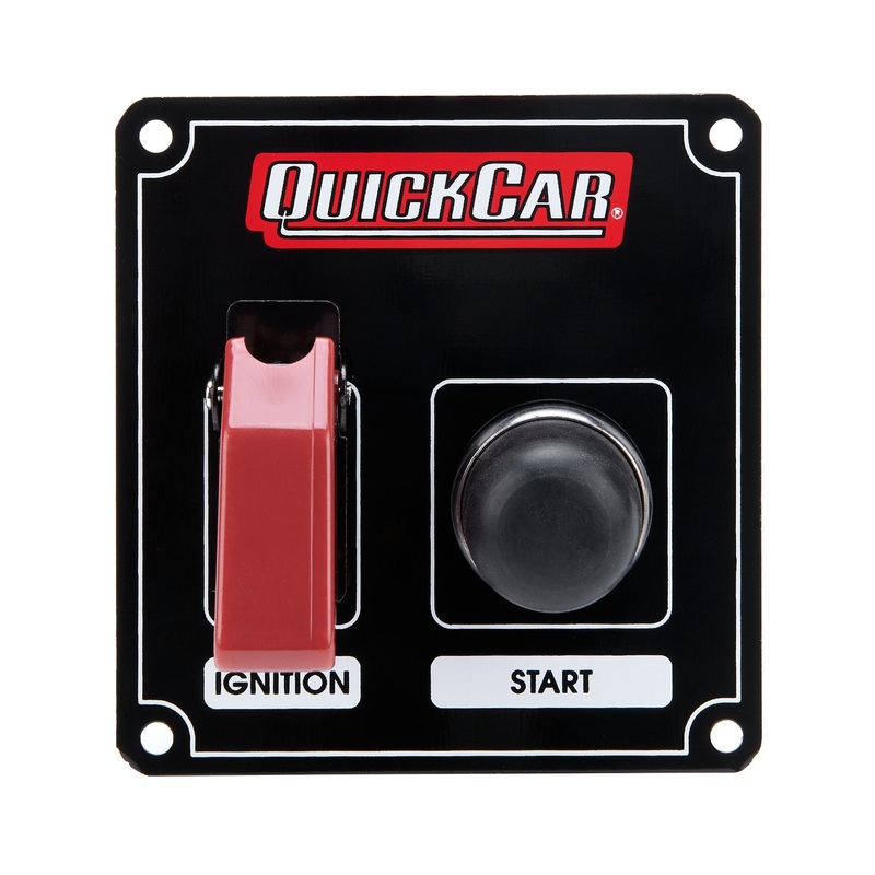 QuickCar Ignition Panel Black w/Flip Switch