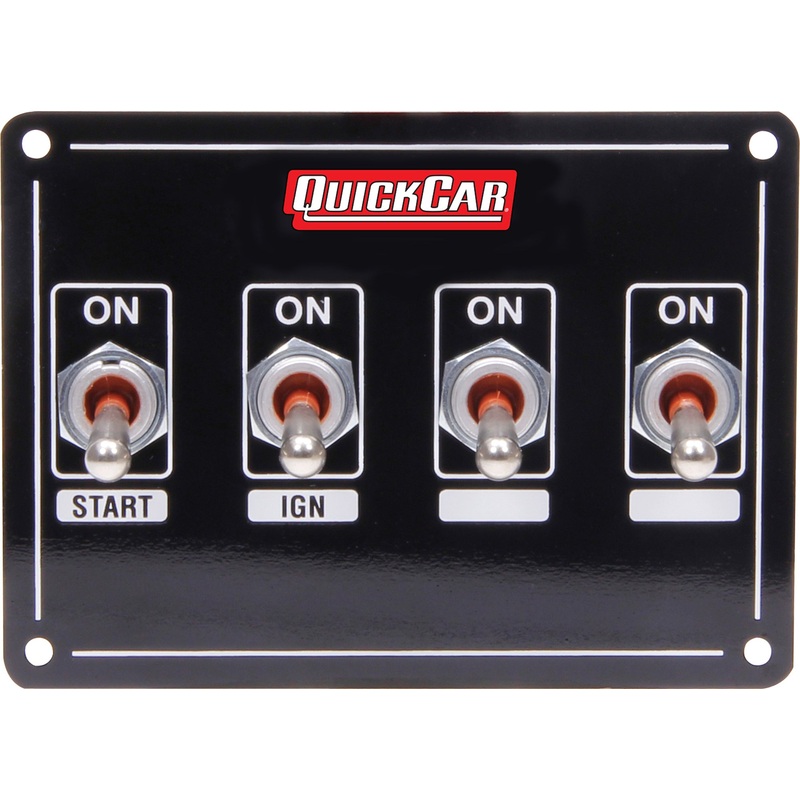 QuickCar Ignition Panel Extreme 4 Switch Dual Ignition